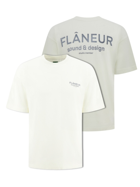 Flaneur FTSH141 059 WASHED WHITE