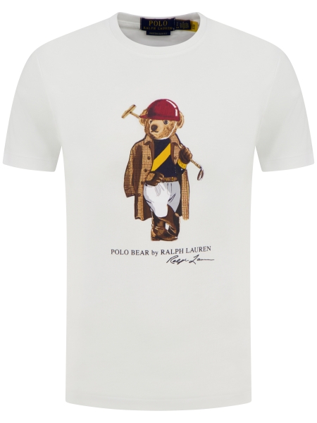 Polo Ralph Lauren 710-B16611 001 WHITE-SOCIETY BEAR Polo Ralph Lauren 710-B16611 001 WHITE-SOCIETY BEAR