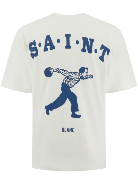 Saint Blanc GUTTER T-SHIRT WHITE ALYSSUM