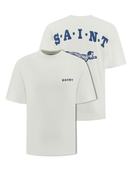 Saint Blanc GUTTER T-SHIRT WHITE ALYSSUM