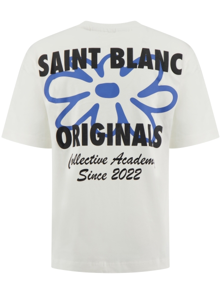 Saint Blanc FLOWER T-SHIRT WHITE ALYSSUM