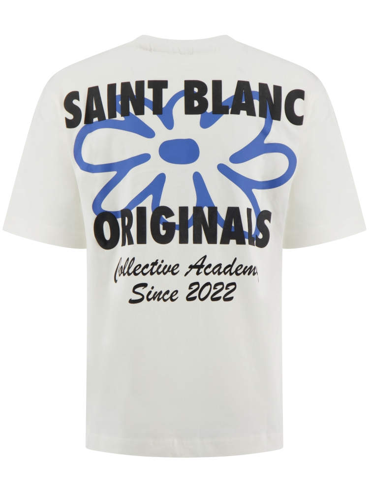 Saint Blanc FLOWER T-SHIRT WHITE ALYSSUM