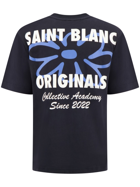 Saint Blanc FLOWER T-SHIRT CAVIAR