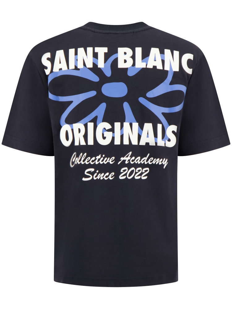 Saint Blanc FLOWER T-SHIRT CAVIAR