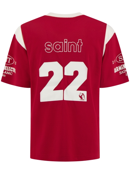 Saint Blanc COLLECTIVE JERSEY OXBLOOD RED