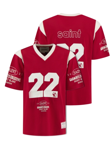 Saint Blanc COLLECTIVE JERSEY OXBLOOD RED
