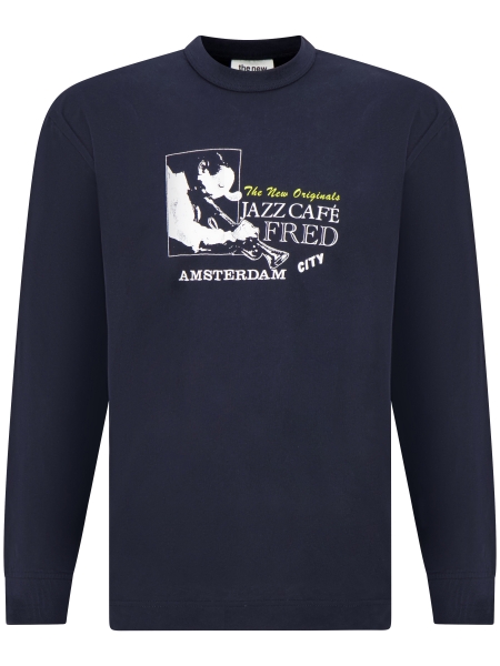 TNO JAZZ CAFE LONGSLEEVE NAVY TNO JAZZ CAFE LONGSLEEVE NAVY