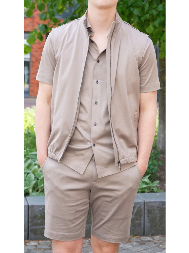 Valenza SUPIMA SHIRT 1048 68 LEAD GREY