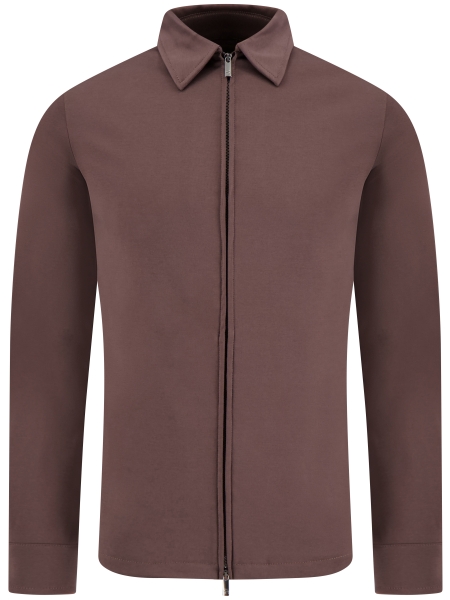 Valenza SUPIMA OVERSHIRT 1103 61 EBONY BROWN Valenza SUPIMA OVERSHIRT 1103 61 EBONY BROWN
