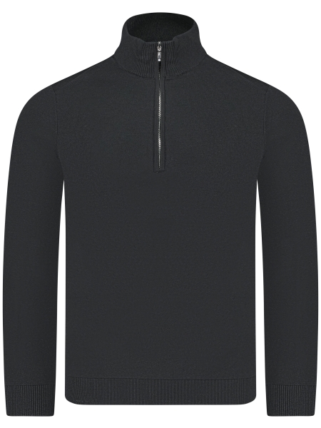 Valentoni TRIVERO COL ZIP V36 BLACK