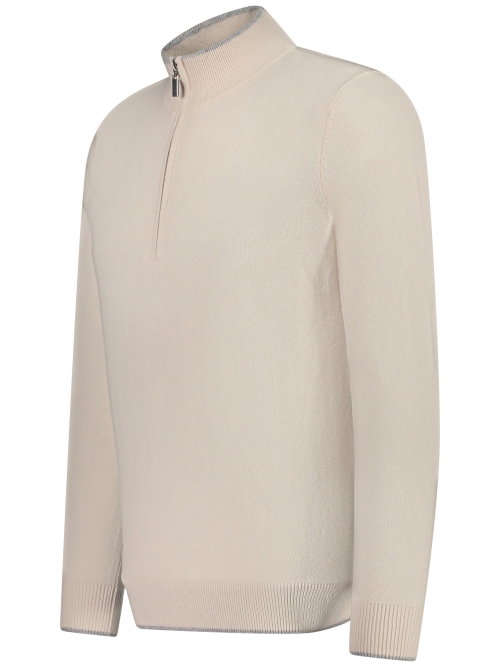 Valentoni TOM HALF ZIP PRISTINE/HUSKY foto 3