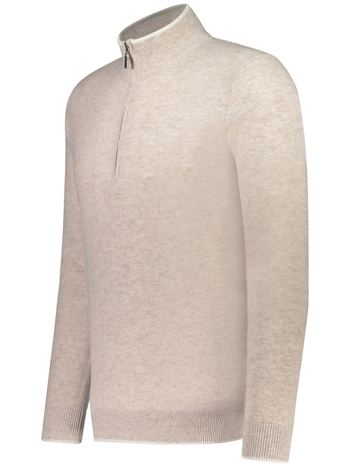 Valentoni TOM HALF ZIP PORRIDGE/CREAM foto 4