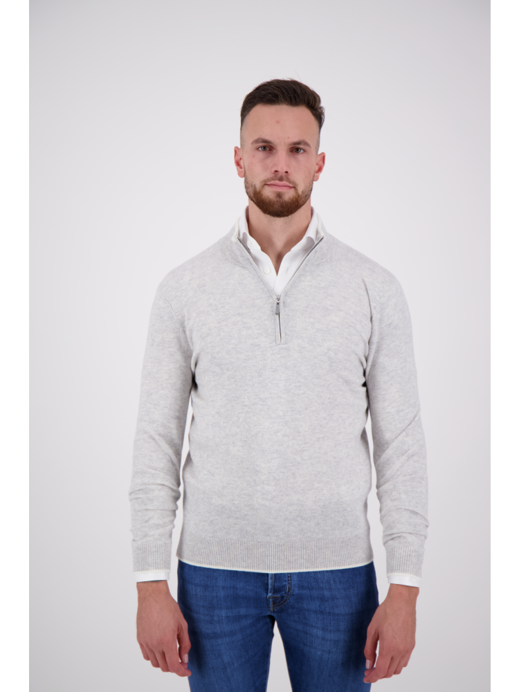 Valentoni TOM HALF ZIP SNOW STORM/CREAM
