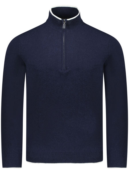Valentoni TOM HALF ZIP OFFICER NAVY/PRISTINE