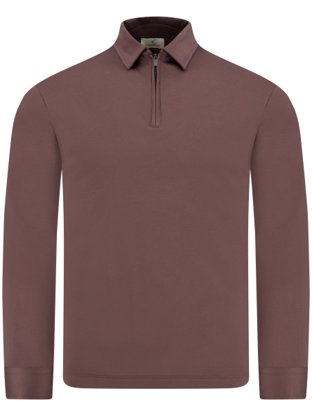 Valenza SUPIMA POLO ZIP 1020 61 EBONY BROWN
