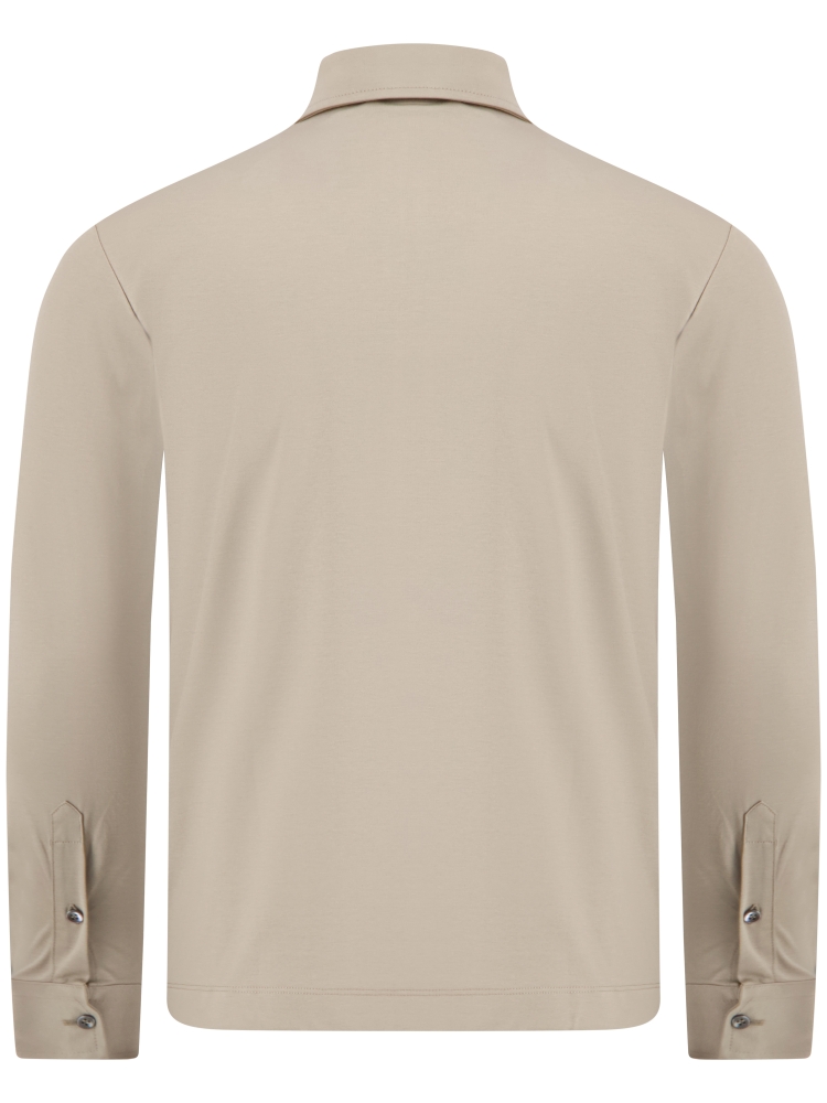 Valenza SUPIMA POLO ZIP 1020 68 LEAD GREY