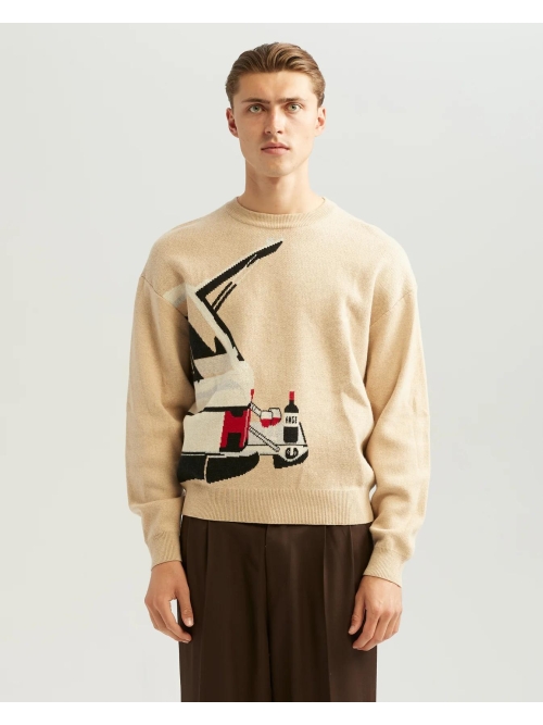 Ange Projects AW-010 WINE DRIVE KNIT SAND foto 4