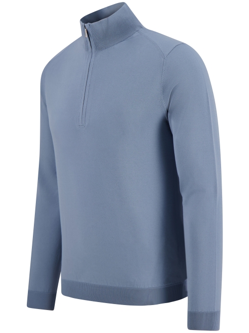 Valentoni TRIVERO QUARTER ZIP V10 BLUE GREY foto 2