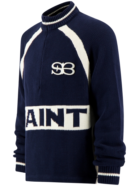 Saint Blanc HEAVY CYCLING KNIT TOP BLACK IRIS