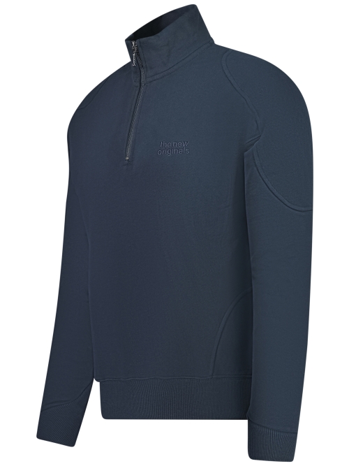 TNO EMBLEM HALF ZIP SWEATER NAVY BLUE foto 3