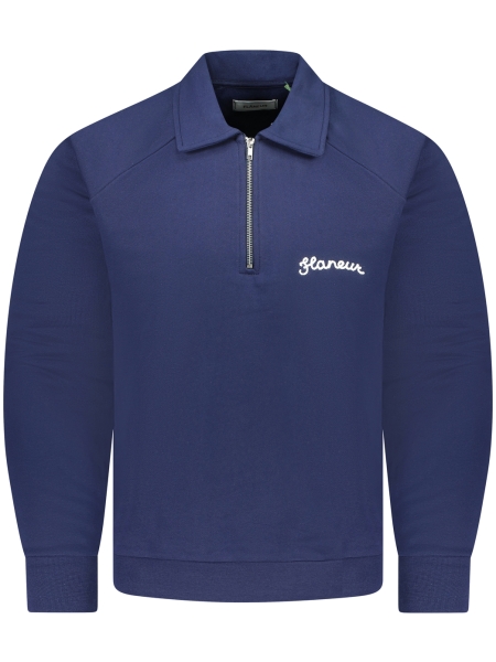 Flaneur F14284 SIGNATURE HALF ZIP NAVY Flaneur F14284 SIGNATURE HALF ZIP NAVY