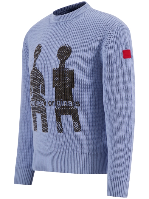 TNO 2 FIGURES FISHERMAN CREWNECK SERENITY L. BLUE foto 2