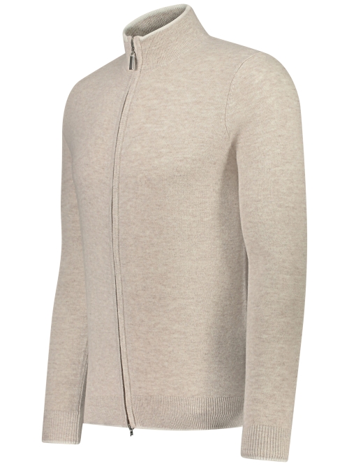 Valentoni TOM FULL ZIP PORRIDGE/CREAM foto 4