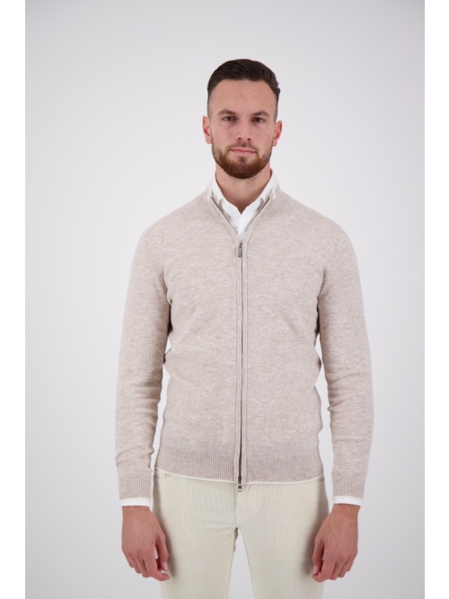 Valentoni TOM FULL ZIP PORRIDGE/CREAM foto 5
