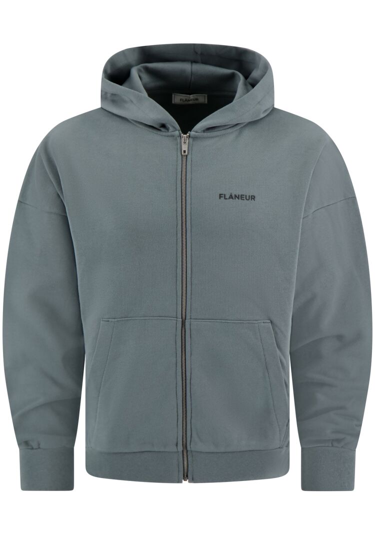 Flaneur FZIP033 LOGO Z. UP 887 STEEL GREEN