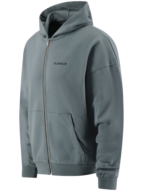 Flaneur FZIP033 LOGO Z. UP 887 STEEL GREEN foto 2