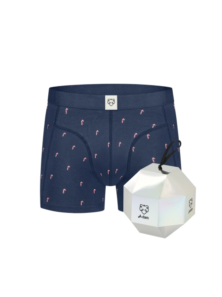 A-dam BOXER CANDY CANE NAVY A-dam BOXER CANDY CANE NAVY