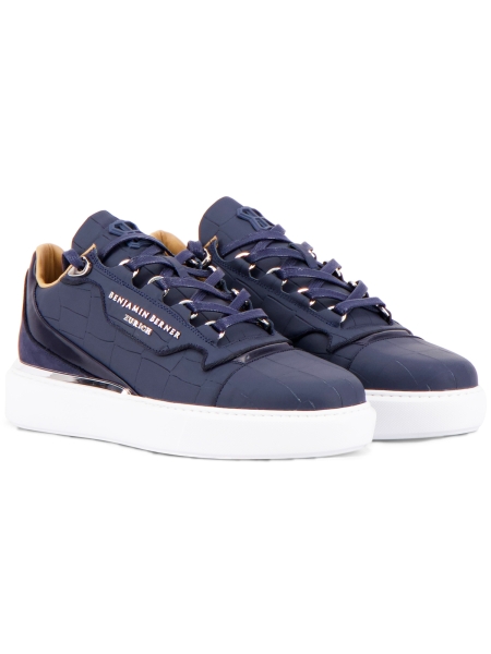 Benjamin Berner BNJ220 Raphael Mat. croco navy
