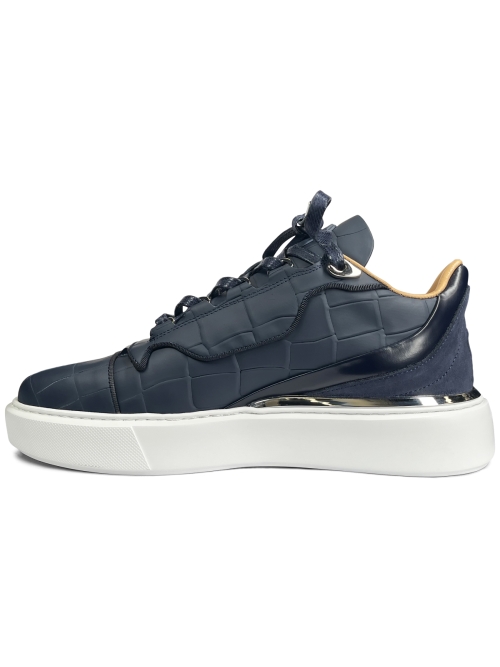 Benjamin Berner BNJ220 Raphael Mat. croco navy foto 5
