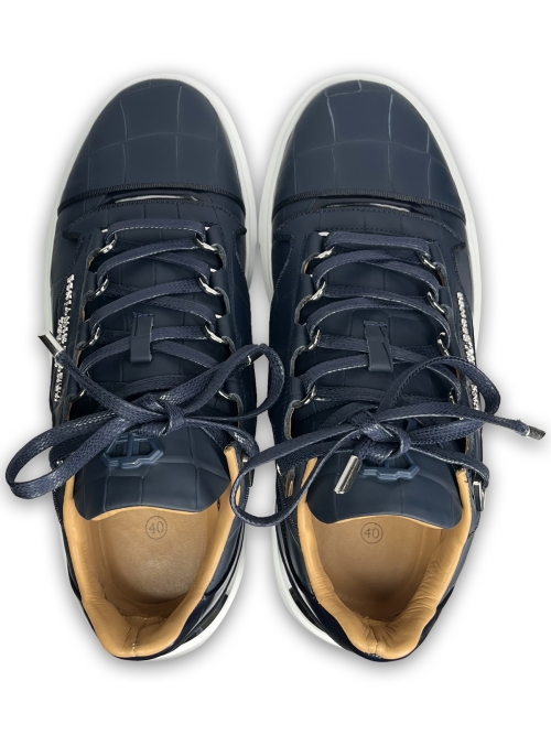 Benjamin Berner BNJ220 Raphael Mat. croco navy foto 7