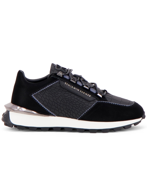 Benjamin Berner BNJ0171 MATT CROCODILE NAPPA BLACK foto 4