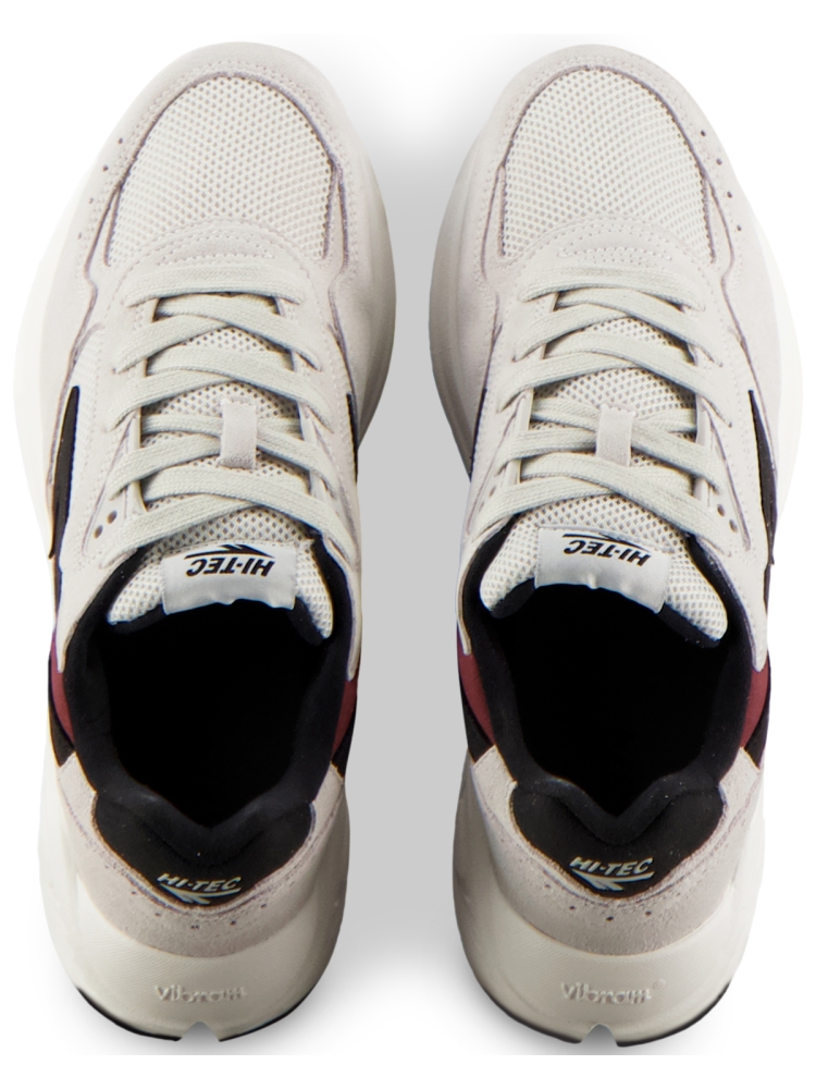 Hi-Tec K010002-267 STAR WHITE/BLACK BEAUTY/RED PEAR