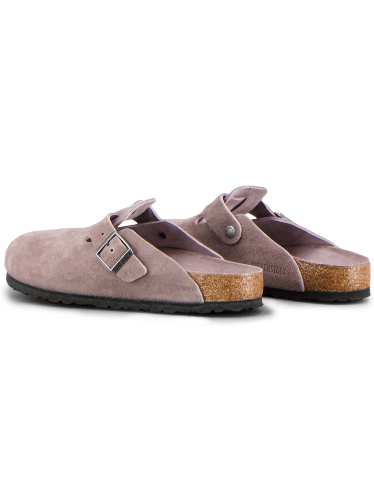 Birkenstock BOSTON BS SUEDE LEATHER REGULAR FADED PURPLE TONAL FB