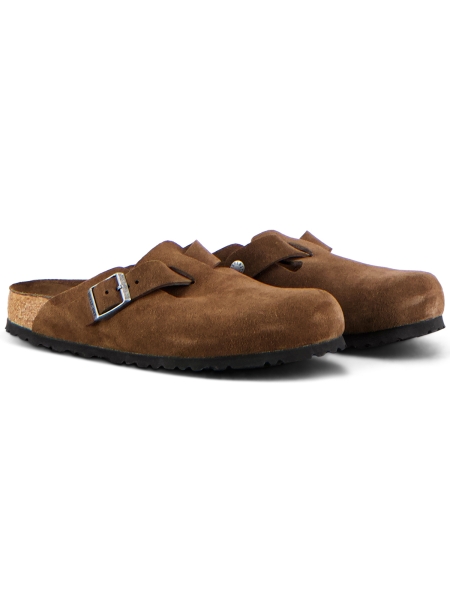Birkenstock BOSTON BS SUEDE LEATHER NARROW CARAFE TONAL FB Birkenstock BOSTON BS SUEDE LEATHER NARROW CARAFE TONAL FB