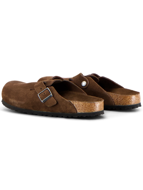 Birkenstock BOSTON BS SUEDE LEATHER NARROW CARAFE TONAL FB foto 2