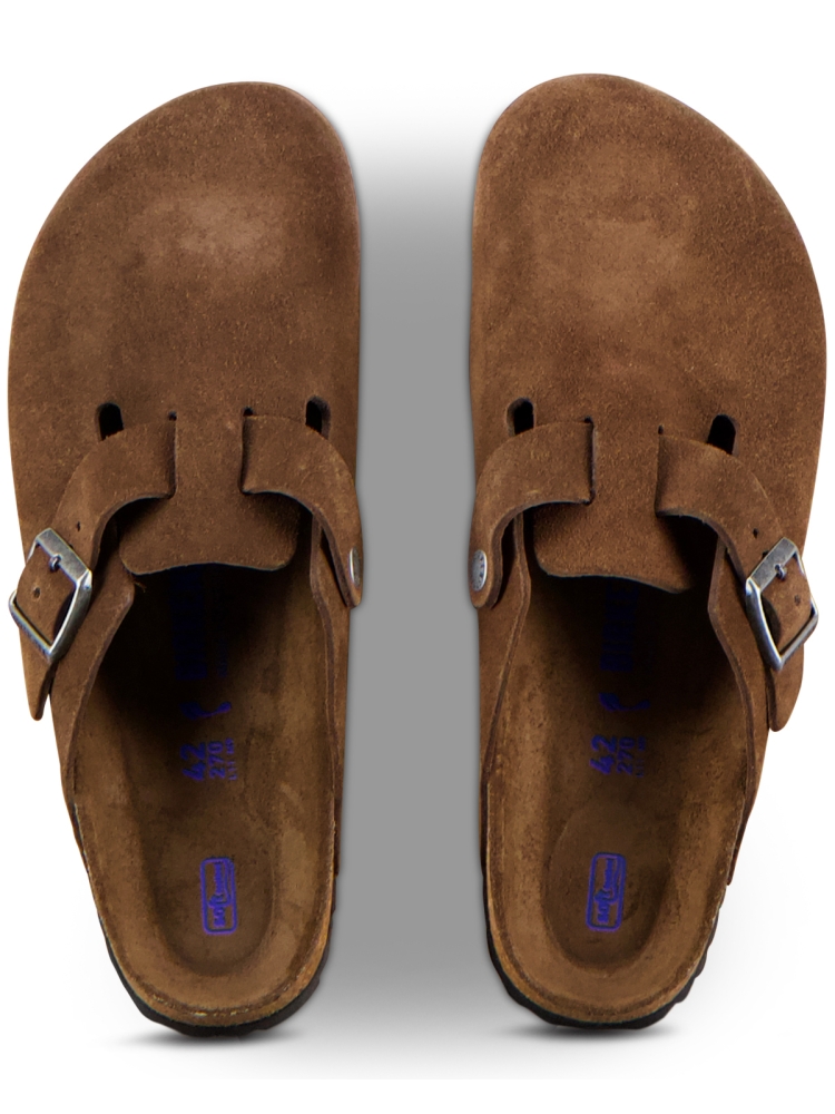 Birkenstock BOSTON BS SUEDE LEATHER NARROW CARAFE TONAL FB