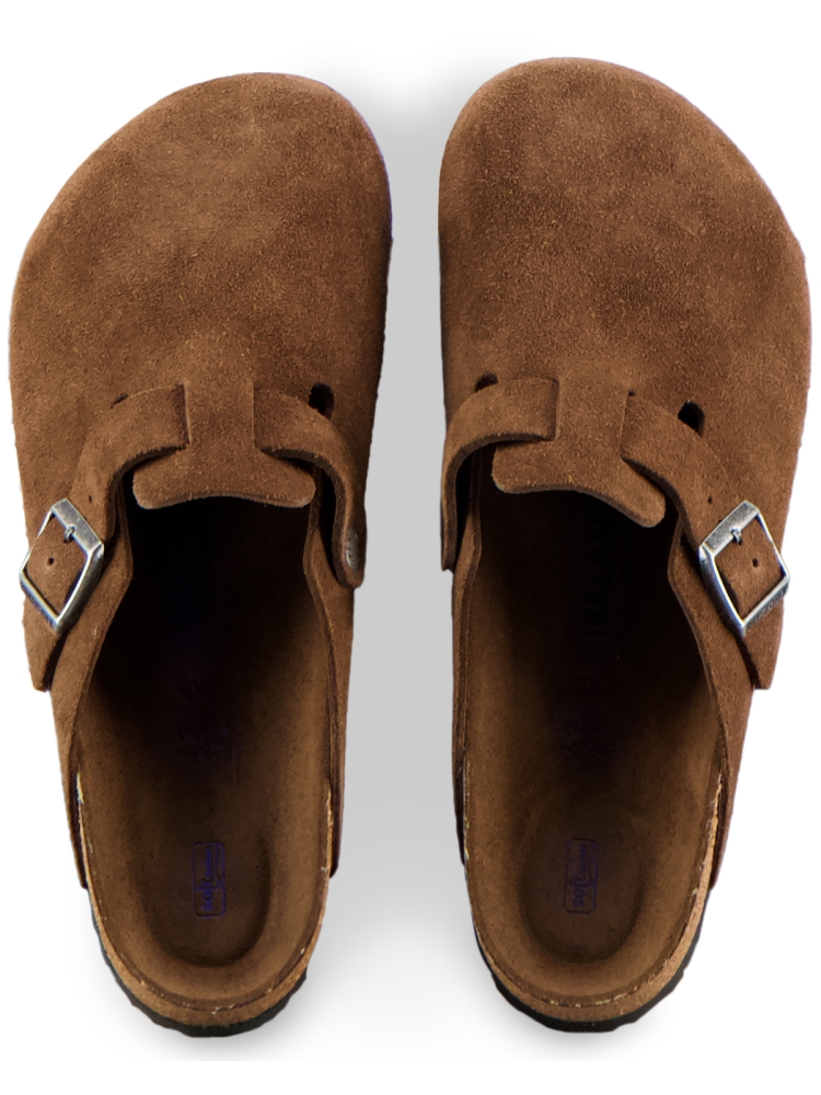 Birkenstock BOSTON BS SUEDE LEATHER REGULAR CARAFE TONAL FB