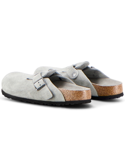 Birkenstock BOSTON BS SUEDE LEATHER NARROW PURE SAGE TONAL FB foto 2