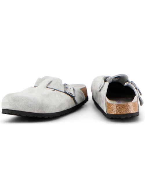 Birkenstock BOSTON BS SUEDE LEATHER NARROW PURE SAGE TONAL FB foto 3