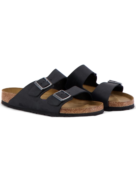 Birkenstock ARIZONA SOFT NATURAL BLACK Birkenstock ARIZONA SOFT NATURAL BLACK