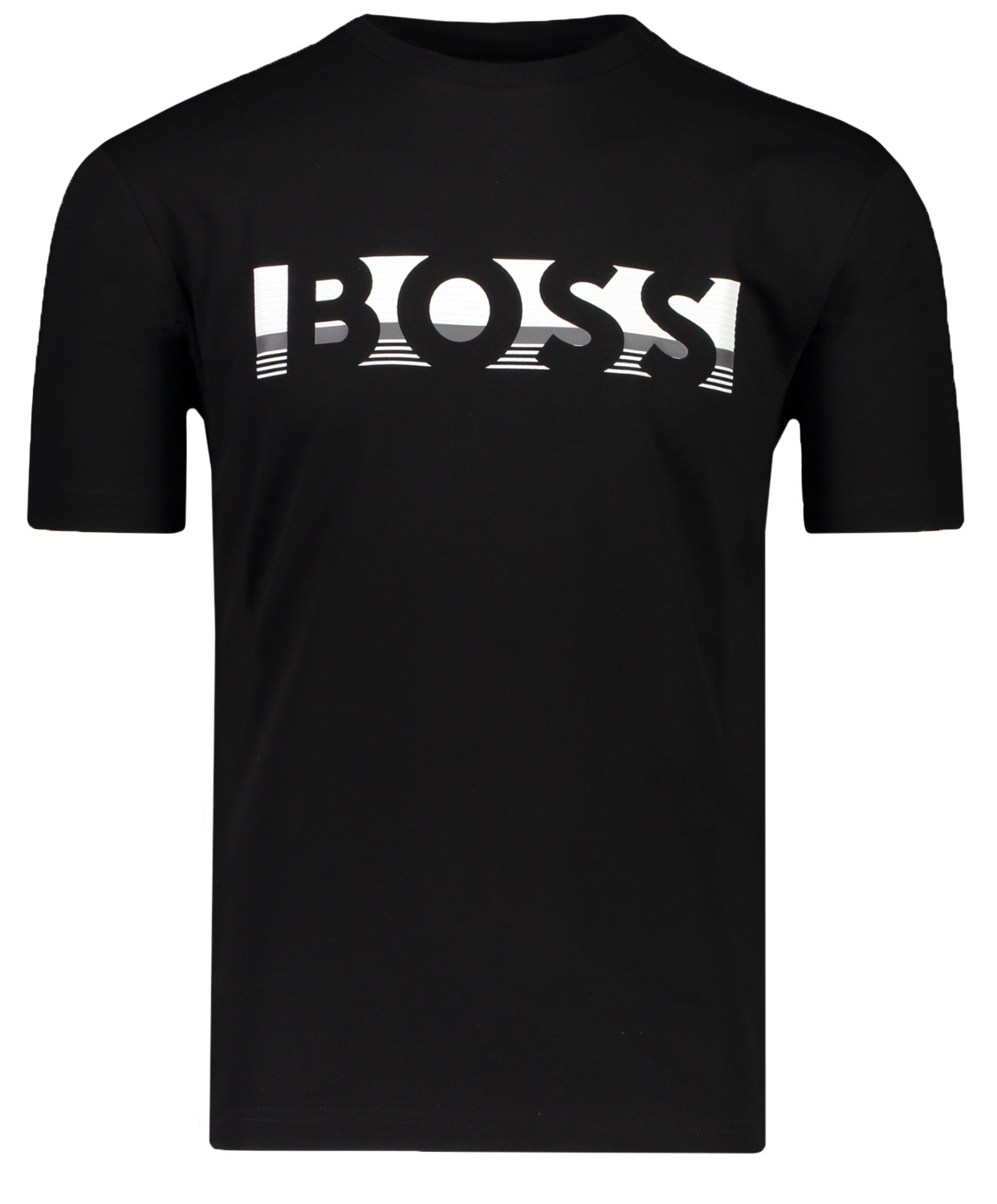 Hugo Boss t-shirt Zwart t-shirt shop | Hans voortman