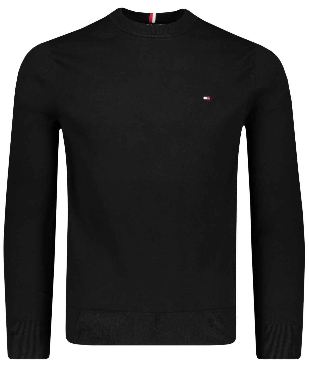 Tommy Hilfiger Roundneck pullover Zwart pullover shop | Hans voortman