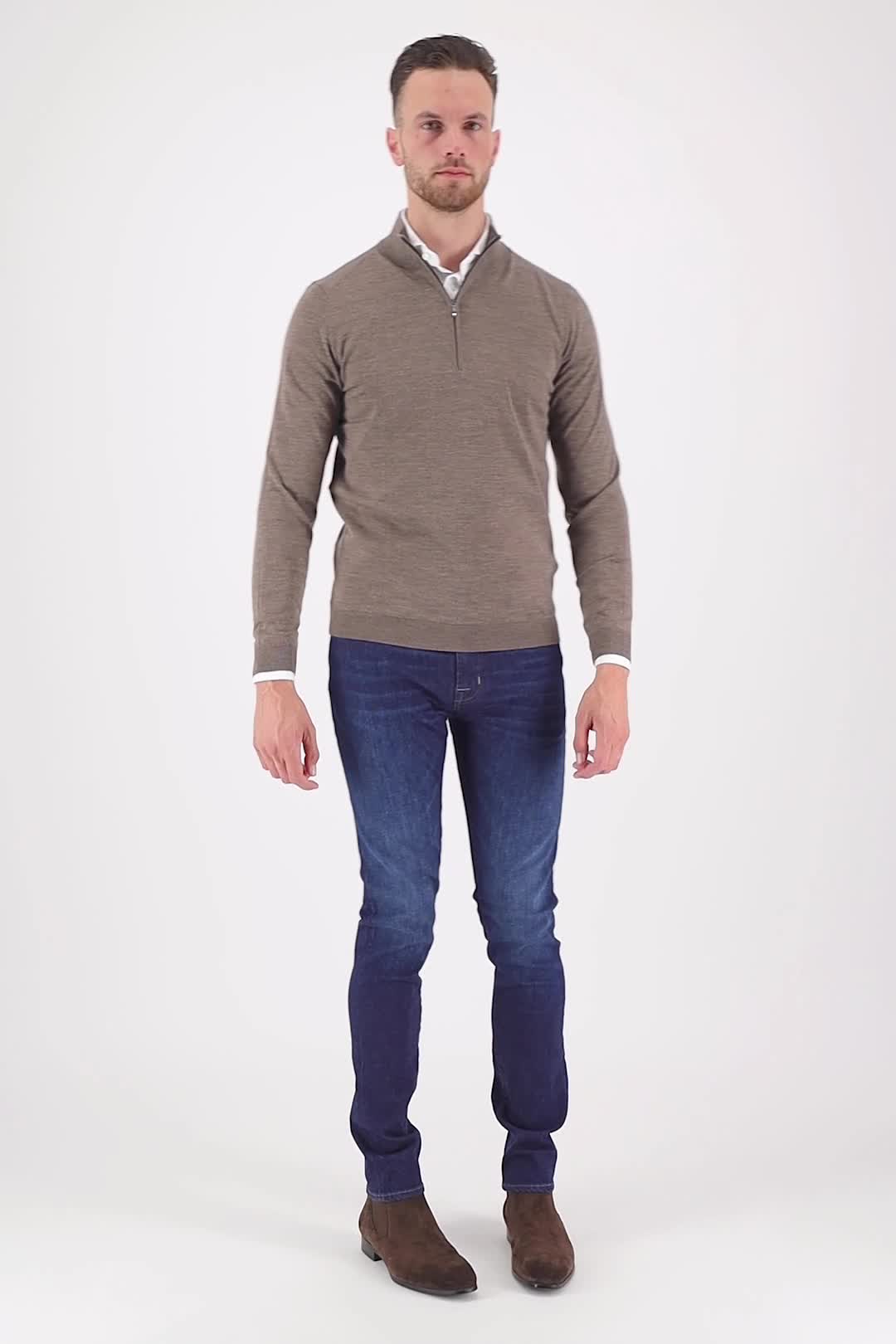 Valentoni Trento Col-Zipper Taupe video