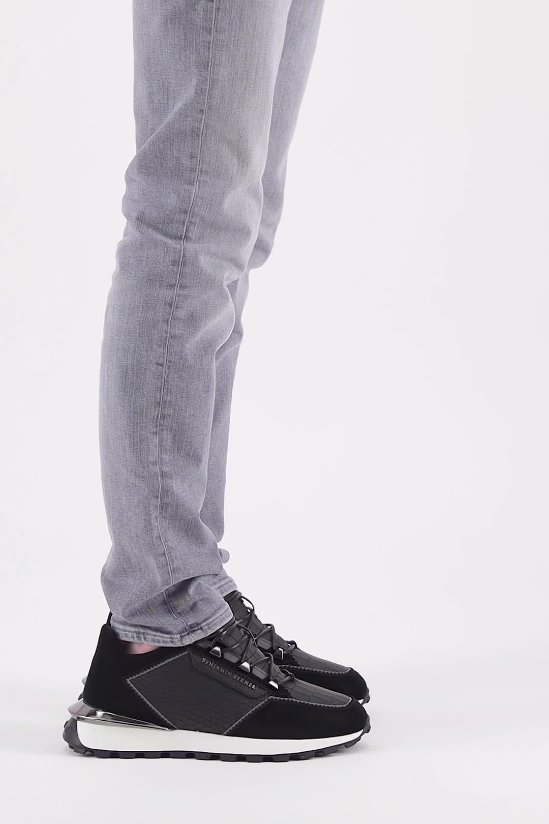 Benjamin Berner BNJ0171 MATT CROCODILE NAPPA BLACK video